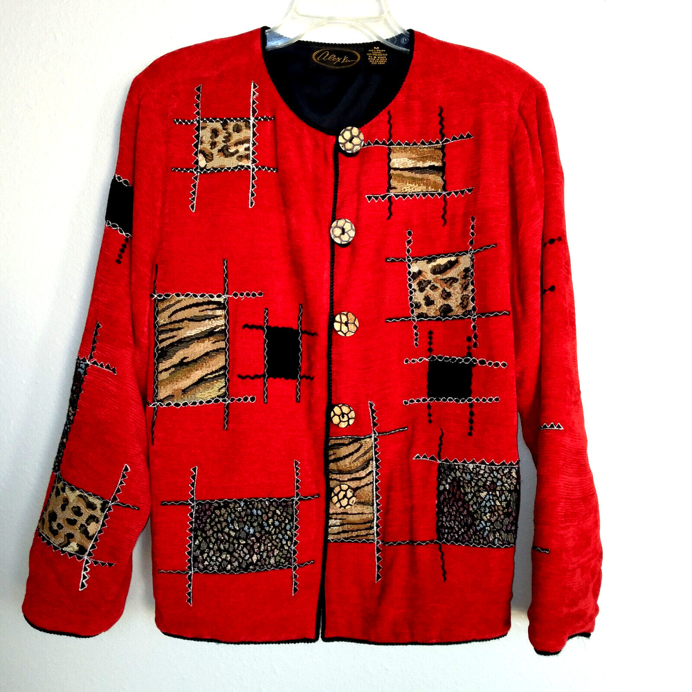 Alex Kim by Allure Women's Jacket Velour Size M